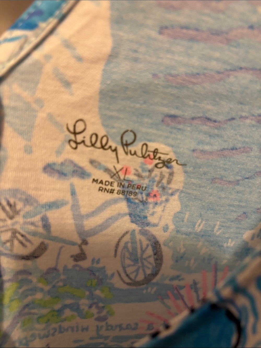 Lilly Pulitzer Blue, White, Pink & Green Nautical Print Sleeveless Dress NWOT - Picture 3 of 8